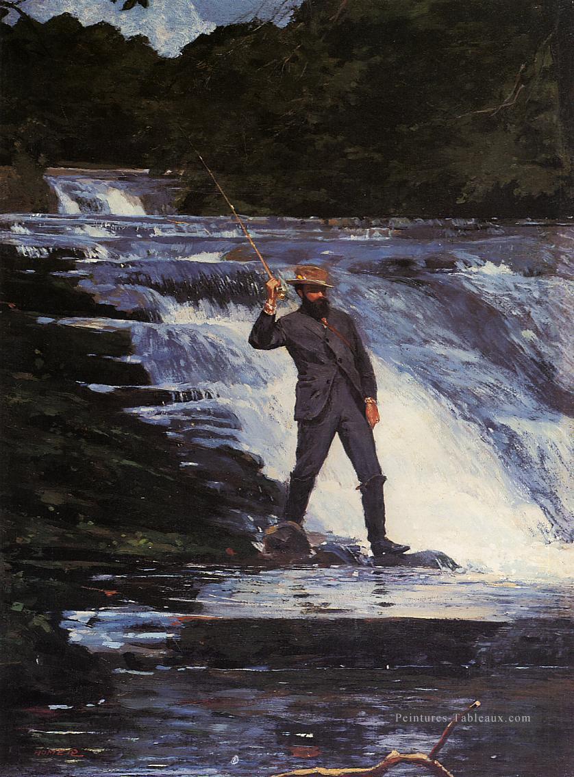 L’Angler réalisme marine peintre Winslow Homer Peintures à l'huile